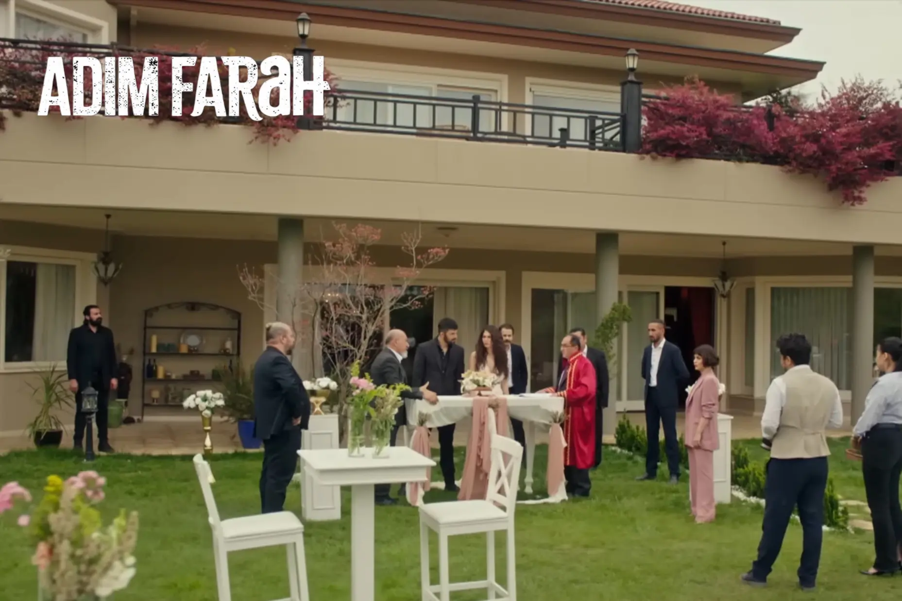 Engin Akyurek Demet Ozdemir filming set